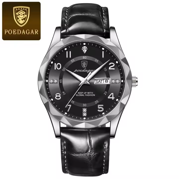 Reloj Deportivo de Cuarzo Premium Reloj de Máncer Impermeable Luminoso con Fecha y Día de la Semana - 1