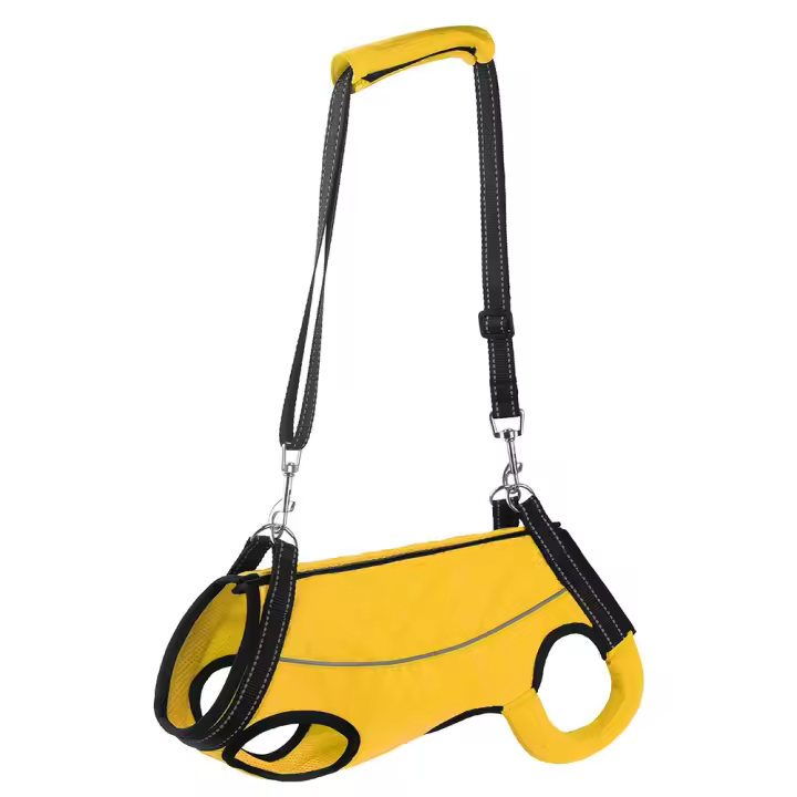 Arnés de elevación para perros con correa ajustable, mango grueso, soporte para piernas, portador de eslinga para perros, asistente, cómodas correas de ayuda para caminar para mascotas - 1