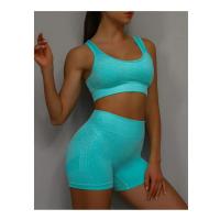 Traje de Yoga para mujer, ropa interior deportiva, chaleco, pantalones cortos para correr, conjunto de entrenamiento - details 7