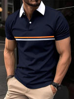 Verano suelto polo de manga corta simple negocio diario tops - details 5