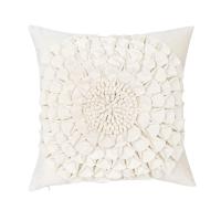 Fundas de cojín de flores 3D de estilo clásico, fundas de almohada decorativas hechas a mano para sofá, sofá, dormitorio, sala de estar, 18x18 pulgadas, 1 unidad - details 5