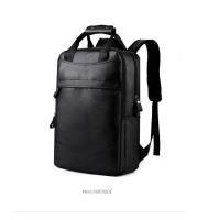 Mochila Pu para hombres, mochila para estudiantes universitarios minimalistas, bolsa de computadora para viajes de negocios, bolso de ocio de gran capacidad - details 23