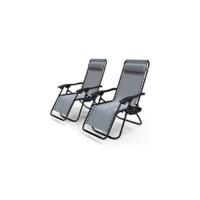 Silla de Jardín Plegable Tumbona Reclinable con Soporte para Bebidas y Reposacabezas Extraíble - details 9