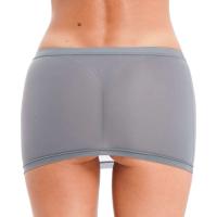Minifalda BO elástica de tubo transparente para mujer, transparente, con lazo en la cadera, sexy, adecuada para discotecas - details 5