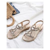 Sandalias de Mujer Verano 2025 Diseño Boho con Talón y Cristales Sandalia Deportiva para Playa - details 17