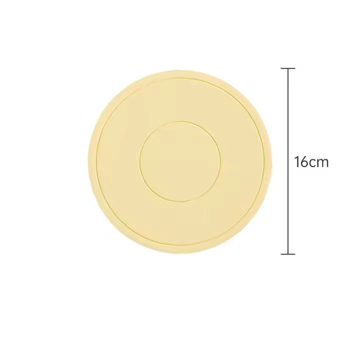 Alfombrilla redonda de aislamiento térmico, diseño duradero de doble cara, alfombrilla de silicona resistente al calor, almohadillas calientes antideslizantes para Cocina - 1