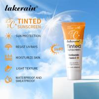 SPF40 hidratante teñido VC protector solar protección de la piel maquillaje refrescante crema de protección solar UV antienvejecimiento protector solar resistente - details 0