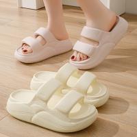 Zapatillas frescas para niñas en verano, sandalias al aire libre antideslizantes con parte inferior gruesa para el hogar interior para mujeres - details 1