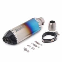 Motorcycle exhaust pipe Vent Pipe Exhaust Muffler Pipe Removable Silencer Power pipe Universal For z800 er6n z650 Ninja 300 er6n - details 4