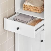 Mueble Columna de baño, Armario Alto baño,161 x 40 x 35 cm,(Blanco) - details 7