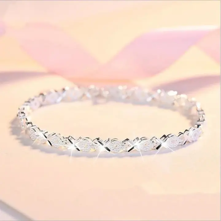 Pulsera  de ley para mujer, brazalete exquisito de zafiro, regalo de joyería - 1
