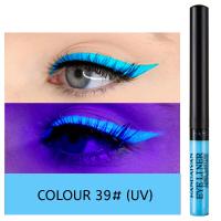 HANDAIYAN Juego de delineador de ojos líquido mate de 12 colores, delineador de ojos colorido intenso metálico resistente al agua, larga duración, punta ultrafina a prueba de manchas - details 48