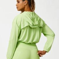 Chaqueta para correr con cremallera para deportes al aire libre, comodidad holgada para mujer - details 1