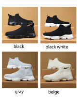 Zapatillas de deporte informales sin cordones para hombre, zapatos transpirables para caminar, ligeros, talla grande, color negro - details 3