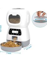 Alimentador automático para mascotas de elfos de 3,5 l alimentador explosivo de punto fijo alimentación manual - details 1