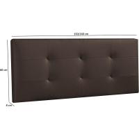 Cabecero tapizado Carla , para Cama , Acolchado con Espuma, 8 cm de Grosor, Incluye herrajes para Colgar - details 8