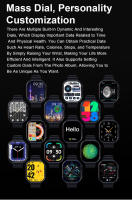Ultra9 max reloj inteligente con Bluetooth, dispositivo con control del ritmo cardíaco, llamadas, asistente de voz, Modo deportivo, brújula, función NFC, AMOLED - details 9
