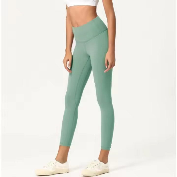 women's multi-color tie dye camouflage fur yoga nine-point leggings tight high waist lift hip pants with pocket - 1