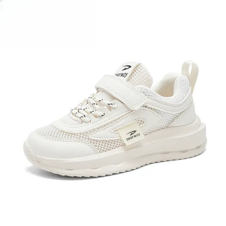 Delphi zapatos de las niñas 2025 verano de los niños zapatos deportivos de malla única transpirable de mediana y mayor edad zapatos para correr de los niños zapatos casuales de los niños. - 1