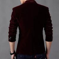 Traje de Blazer de Lujo para Hombres Otoño 2025 Ajuste Delgado Moda de Alta Calidad - details 15