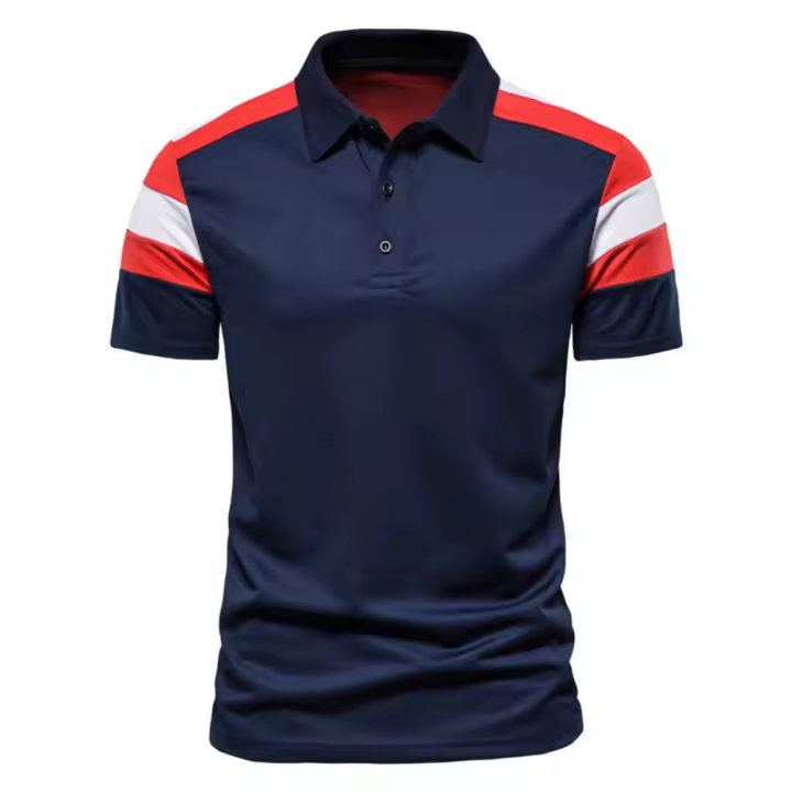 Camisetas Polo de Verano para Hombres Estilo Casual con Cuello Volteado - 1