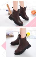 Botas de goma antideslizantes para niños y niñas, botines clásicos con cremallera lateral, Unisex, Otoño e Invierno - details 6