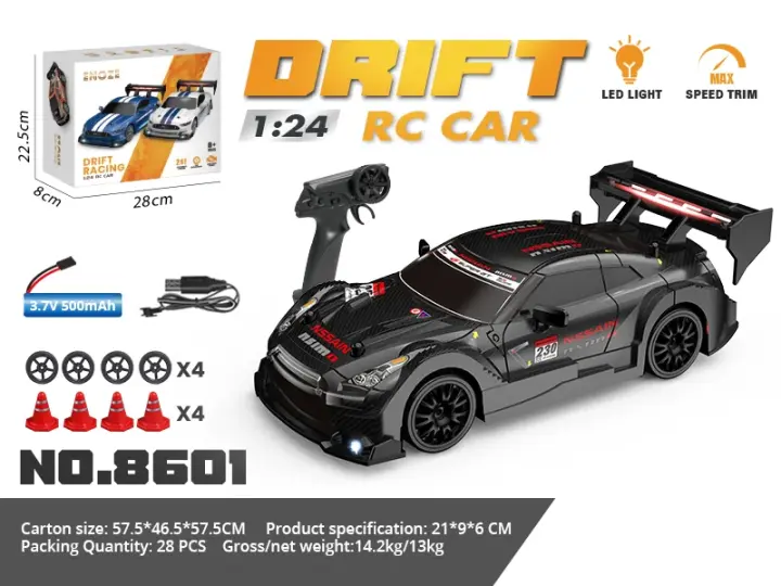 Coche de Drift RC 4WD de Alta Velocidad Control Remoto 2.4G Juguete de Carreras para Niños - 1