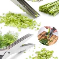 Tijeras multifuncionales de acero inoxidable para cocina, 1 piezas, cuchillo de Scallion, condimento Nori, tijeras de cocina - details 10