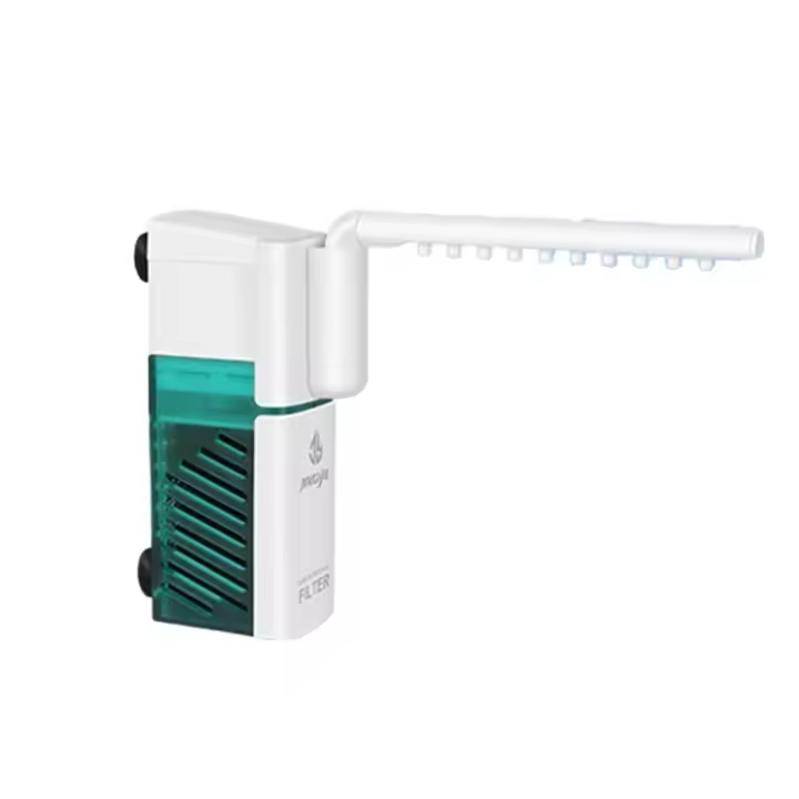 Filtro de tanque de peces ajustable 3 en 1, purificación de agua, circulación, generación de oxígeno, filtro sumergible, ventosa montada en la pared - 1