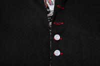 Camisas de vestir con cuello Henry para hombre, camisa de manga larga con contraste informal, esmoquin de negocios para boda y oficina, nueva moda - details 12