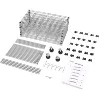 Estantería de Alambre de 6 Niveles con Ruedas Altura Ajustable, Resistente, Ideal para Baño, Cocina, Garaje, Dormitorio Color Plateado - details 8