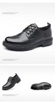 Zapatos de Vestir para Hombres de Cuero de Vaca Retro Plataforma de Color Sólido Diseñado por Moda Casual Zapatos de Boda Suaves - details 9