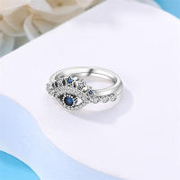 Anillo de Plata Esterlina 925 con Zirconia de Estrella de Copo de Nieve - details 5
