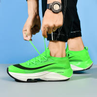 Zapatos De Correr Para Hombre 2024 Marathon Transpirables Deportes Al Aire Libre Zapatillas Ligeros Cómodos Entrenamiento Deportivo Calzado Deportivo - details 4