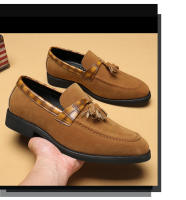 Zapatos de cuero de los hombres de la nueva moda de negocios puntiagudos zapatos de los hombres británico Su Liu versátil casual un pedal - details 4