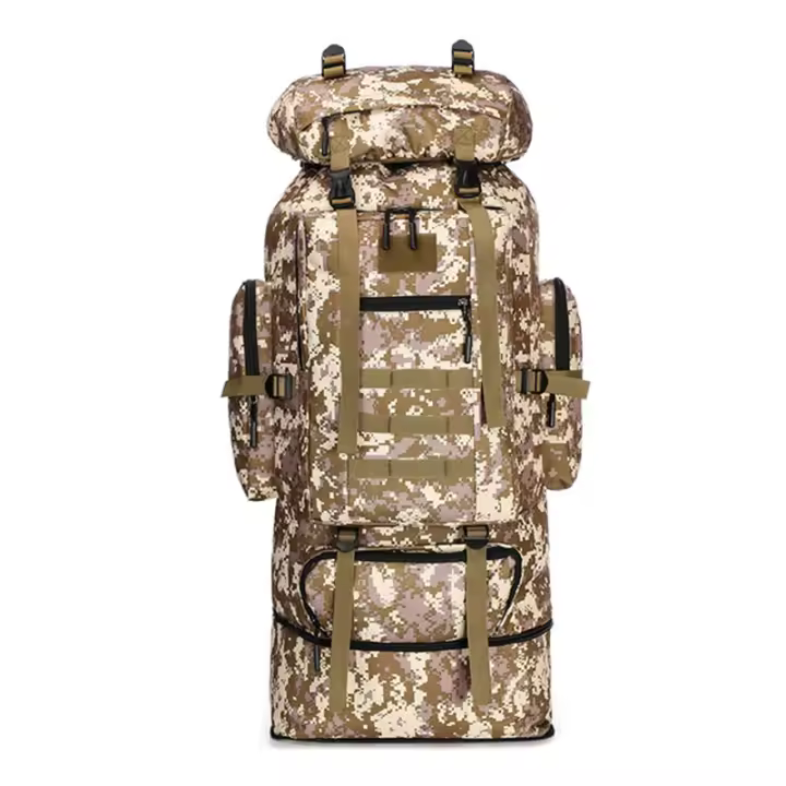 Mochila táctica militar de 100l para hombre, bolsa de ejército para senderismo al aire libre, Camping, escalada, Trekking, bolsas deportivas de montaña, XA106Y - 1