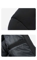 CHAIFENKO Chaqueta de Invierno de Forro de Poliéster Abrigo de Forro Removible Zip de Cierre - details 7