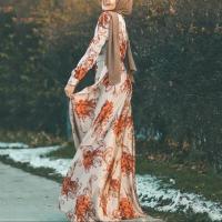 Ropa de primavera, vestidos personalizados de moda con lazo impreso para mujer - details 4