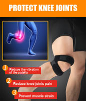 Rodillera ajustable de neopreno, soporte para correr, artritis, puente, tenis, baloncesto, alivio del dolor, 1 unidad - details 2