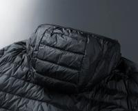 Chaqueta holgada de plumas de ganso blanco, chaqueta ligera con capucha, cuello alto para hombre, corte ajustado con capucha juvenil - details 38