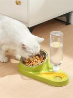 Cuenco piezas para gatos, comedero para mascotas, tazón de comida para perros y gatos, dispensador de agua, tazón doble, plato a - details 3