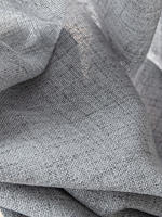 Nuevas Cortinas De Ventana Gris Sólido Algodón Voile Lino Sensación Rustica Semi Transparentes Para Dormitorio Sala De Estar Hotel - details 7