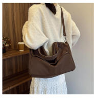 Quiero este bolso de gran capacidad, bolso de hombro informal de moda, bolso vintage mate para las axilas - details 15