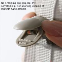Estante para sombreros colgante con 8 Clips, gancho giratorio, soporte para gorras de Golf, colgador de almacenamiento Vertical para gorras, organizador de armario - details 2