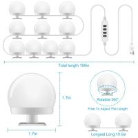 Bombillas LED para espejo de maquillaje, luces de tocador con USB, 12V, iluminación regulable para tocador de baño - details 6