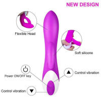 10-frecuencia flexible conejo vibrador palo fuerte duradero vibración de silicona masajero G punto clitoris estimulador del clítoris juguete sexual adulto producto sexual - details 8