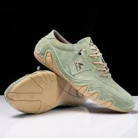 Zapatos informales de cuero hechos a mano para hombre, zapatillas con cordones, mocasines transpirables, suaves, planos, para conducir - details 27