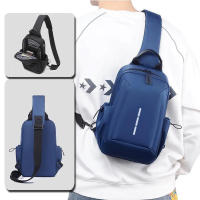 Bolso bandolera de pecho de poliéster impermeable para hombres y mujeres - details 2
