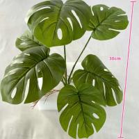 Boda falsa glicina plantas simuladas impresas en 3D, espalda de tortuga de plástico, hojas de manzana verde de bambú, decoración del hogar - details 16