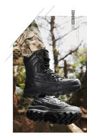 Botas tácticas de combate del desierto de la fuerza especial para hombre, zapatos de senderismo al aire libre, zapatillas de seguridad para el trabajo al tobillo - details 6